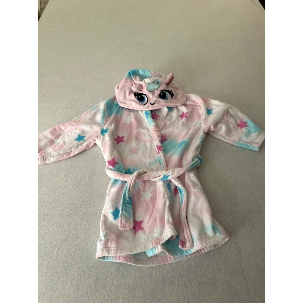 Saint Eve Pink Unicorn Childs‎ 5/6 Bathrobe